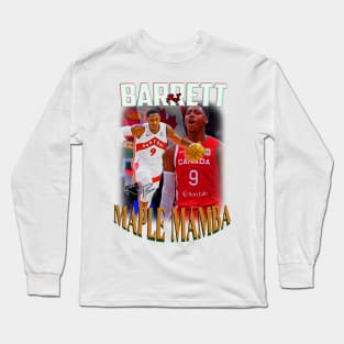 R.J. Barrett "Maple Mamba" Toronto Raptors New York Basketball Long Sleeve T-Shirt